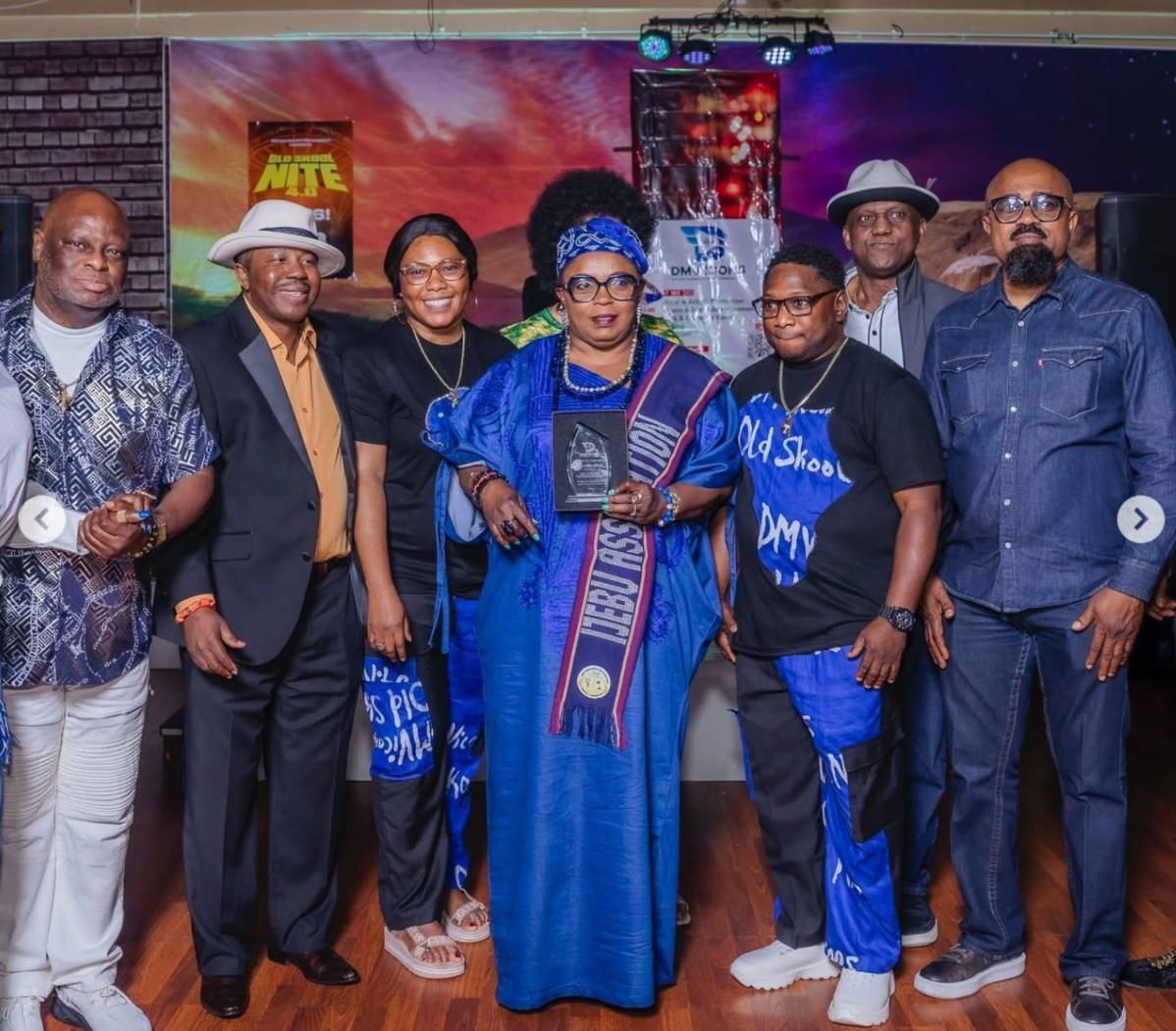 DMV icons buga nite with the recognition of ijebu association members